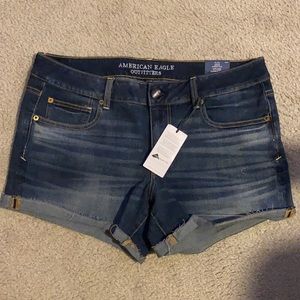 AE denim shorts size 14 brand new with tags